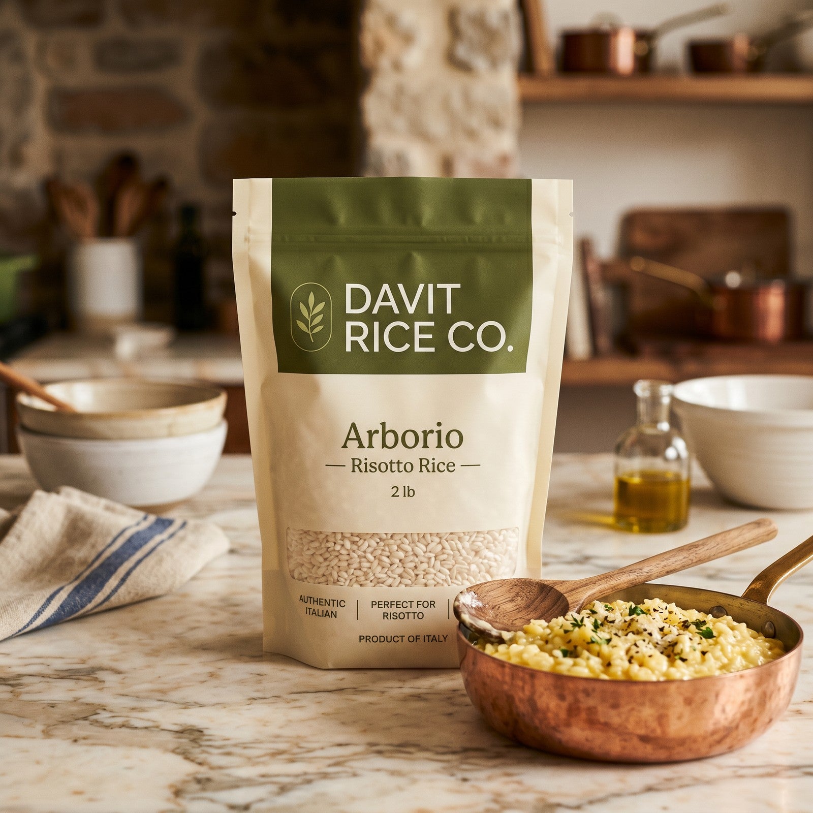 Arborio Risotto Rice — 2 lb Bag