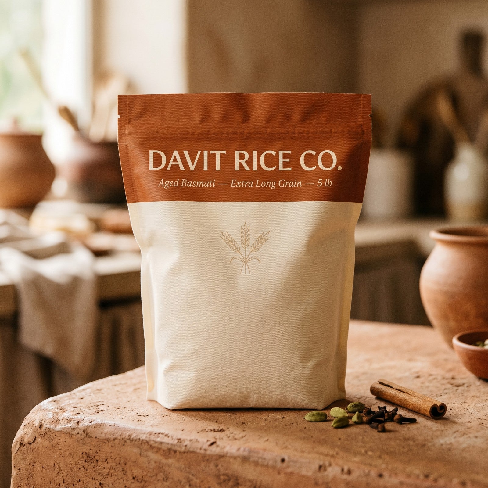 Basmati Long Grain Rice — 5 lb Bag