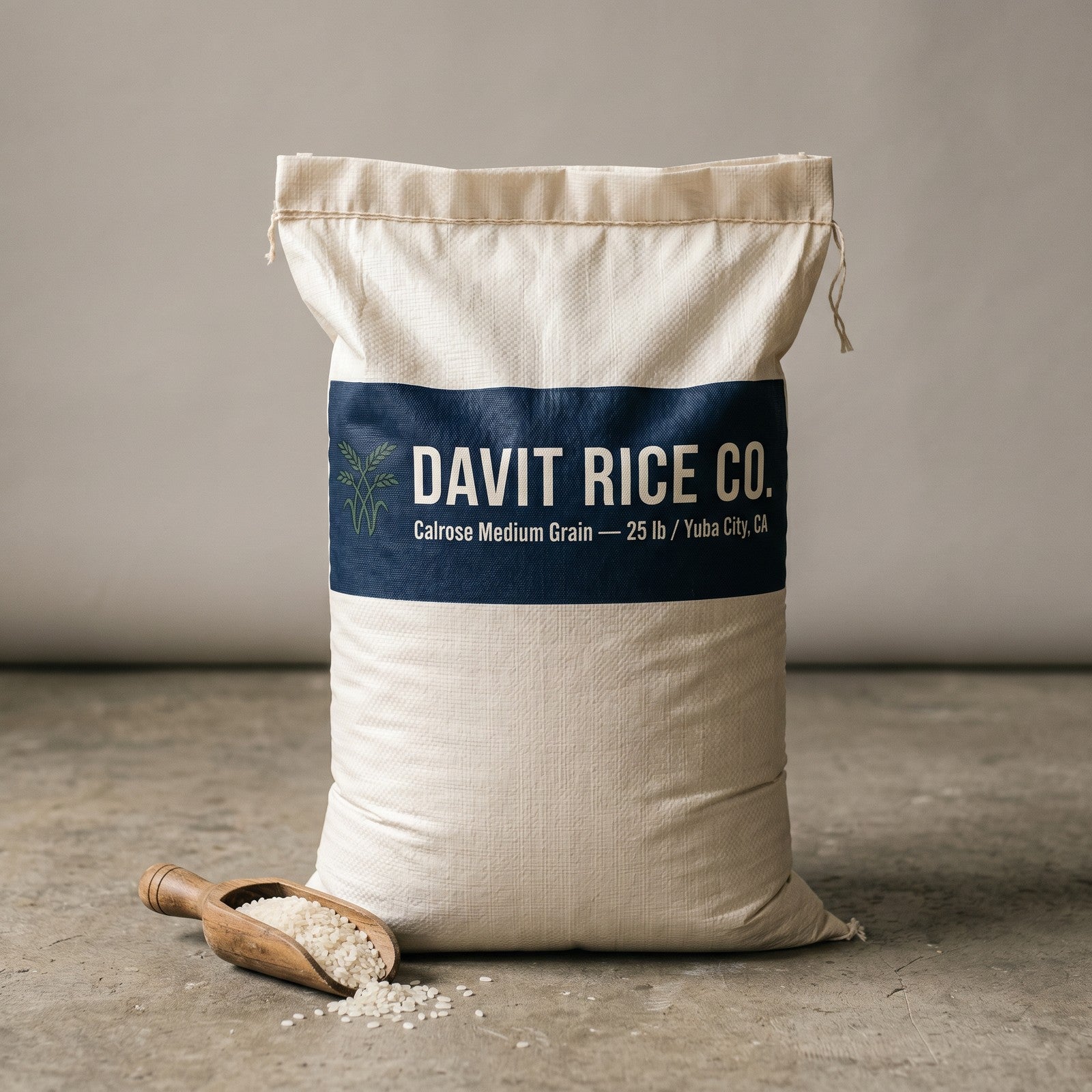 Calrose Medium Grain Rice — 25 lb Sack