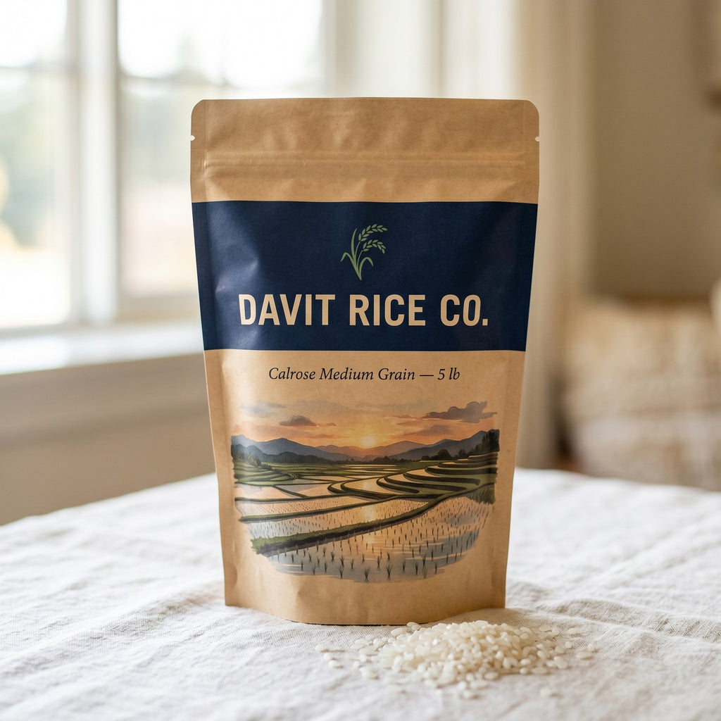 Calrose Medium Grain Rice — 5 lb Bag