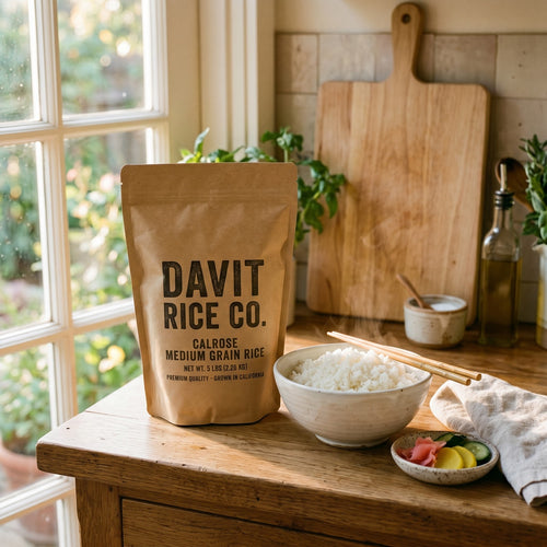Calrose Medium Grain Rice — 5 lb Bag