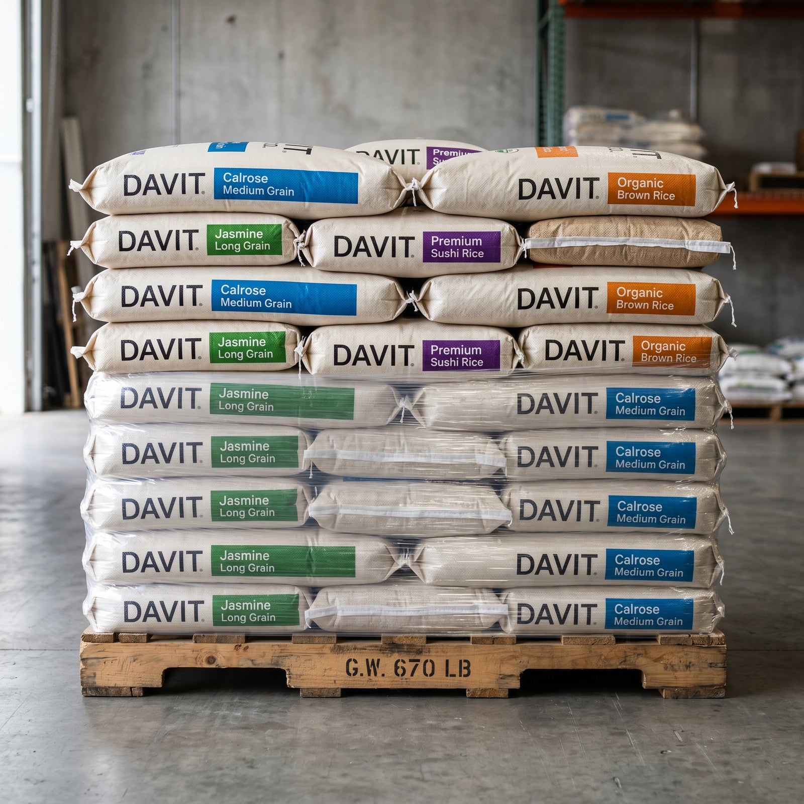 Half Pallet — Foodservice Bulk