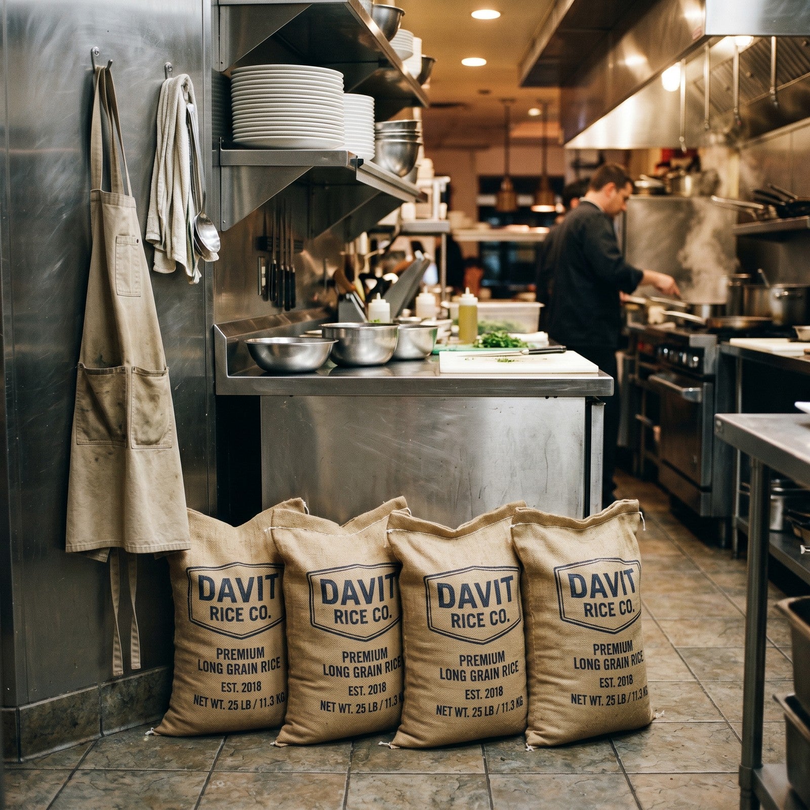 Restaurant Starter Case — 4 × 25 lb