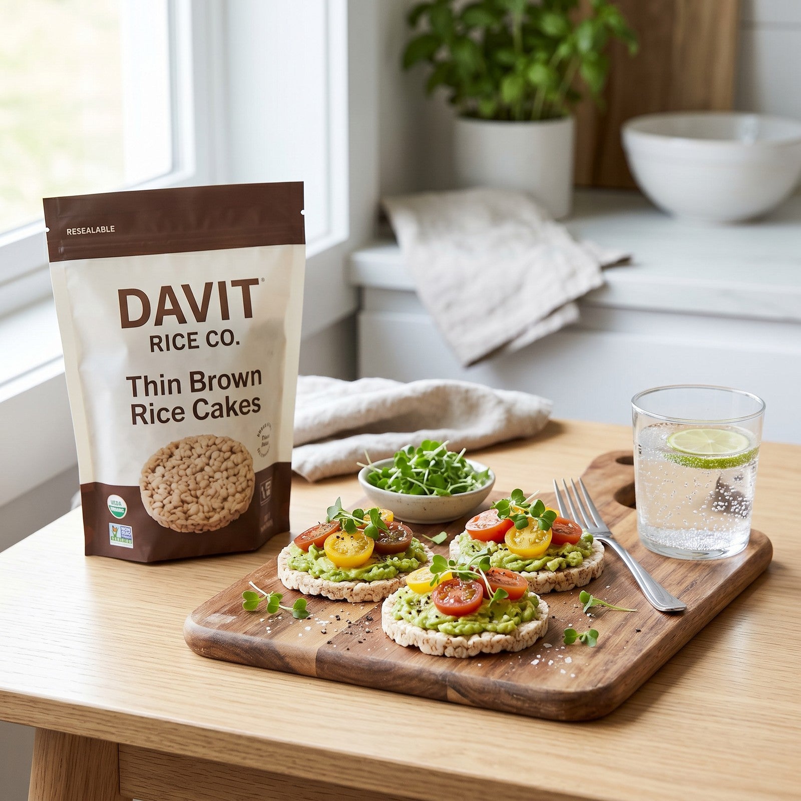 Thin Brown Rice Cakes — 8 oz